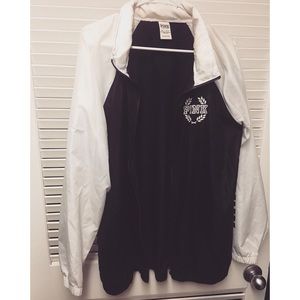 VS black & white zip windbreaker (limited edition)